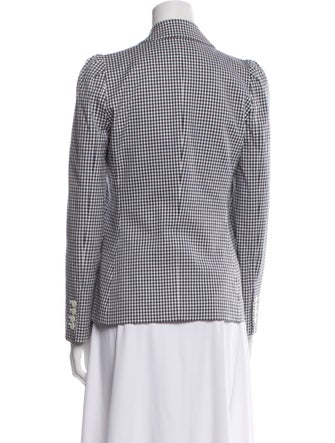 Michael Kors Collection Plaid Print Blazer