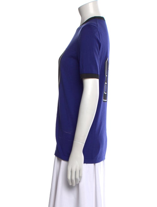 Michael Kors Collection Graphic Print Crew Neck T-Shirt