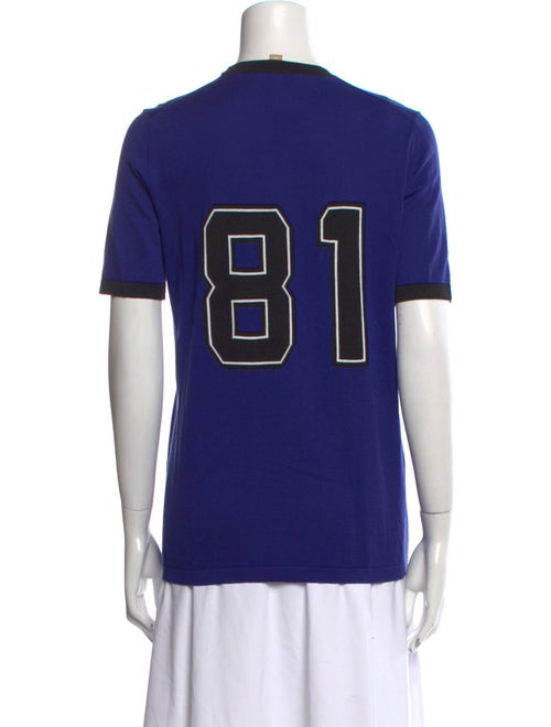 Michael Kors Collection Graphic Print Crew Neck T-Shirt