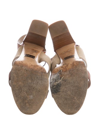 Michael Kors Collection Leather Sandals