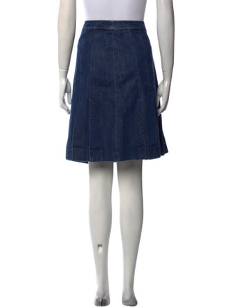 Michael Kors Collection Pleated Accents Knee-Length Skirt