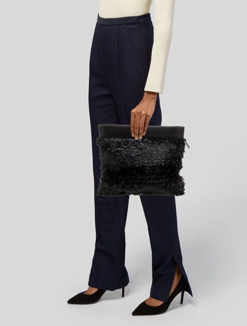 Michael Kors Collection Raffia Portfolio