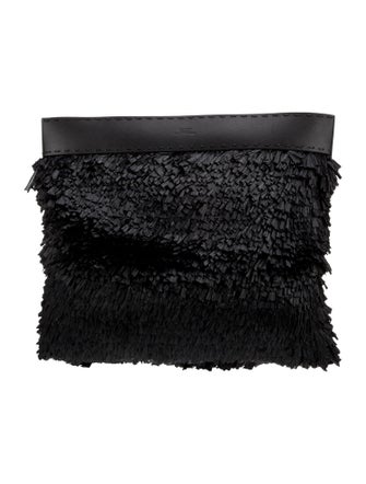 Michael Kors Collection Raffia Portfolio
