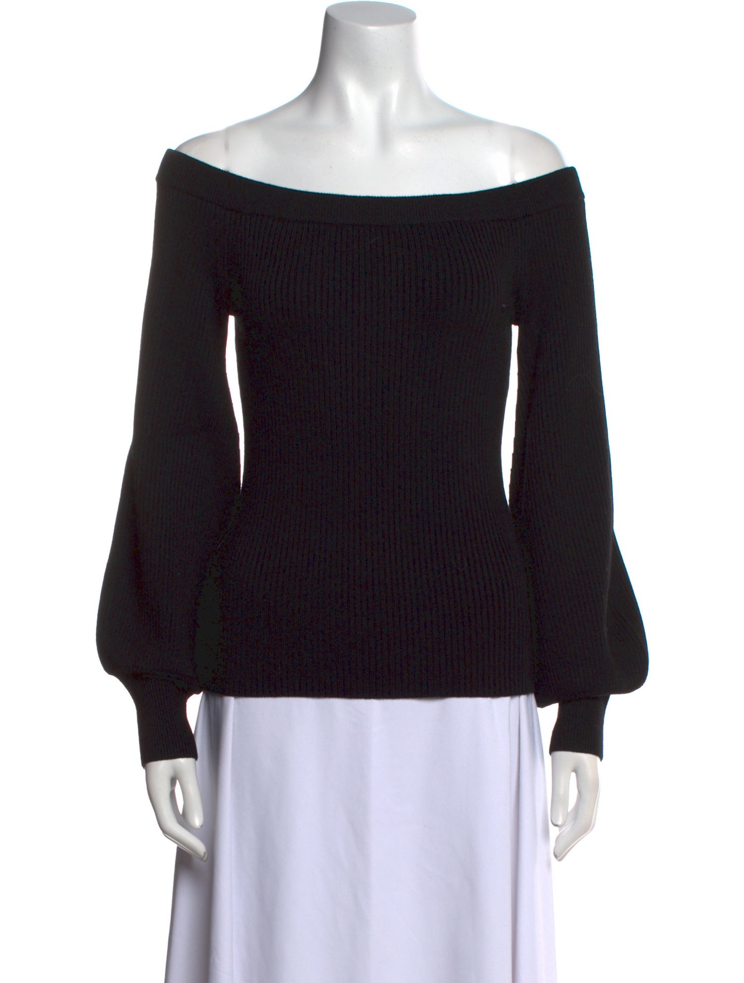 Michael Kors Collection Merino Wool Off-The-Shoulder Sweater