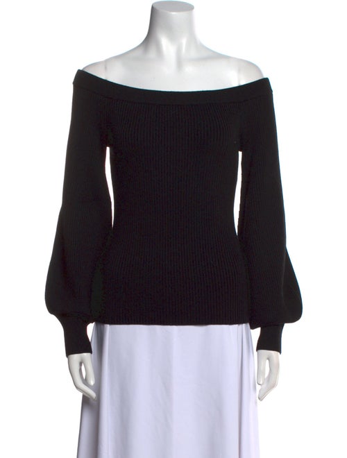 Michael Kors Collection Merino Wool Off-The-Shoulder Sweater