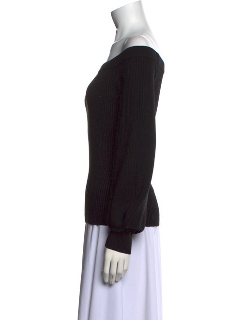 Michael Kors Collection Merino Wool Off-The-Shoulder Sweater