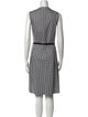 Michael Kors Collection Plaid Print Knee-Length Dress