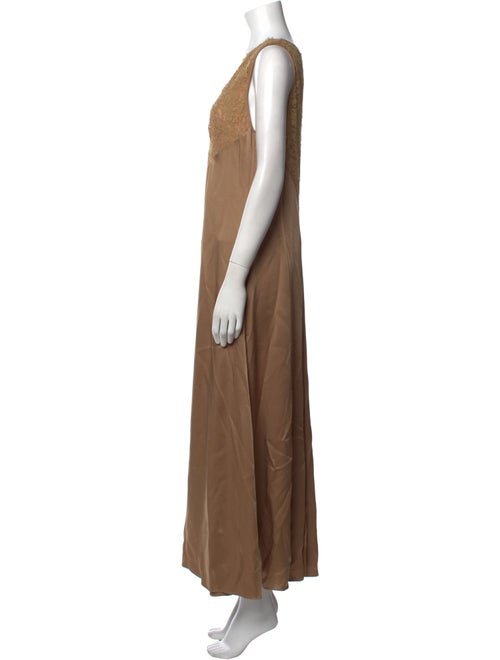 Michael Kors Collection V-Neck Long Dress