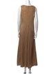 Michael Kors Collection V-Neck Long Dress