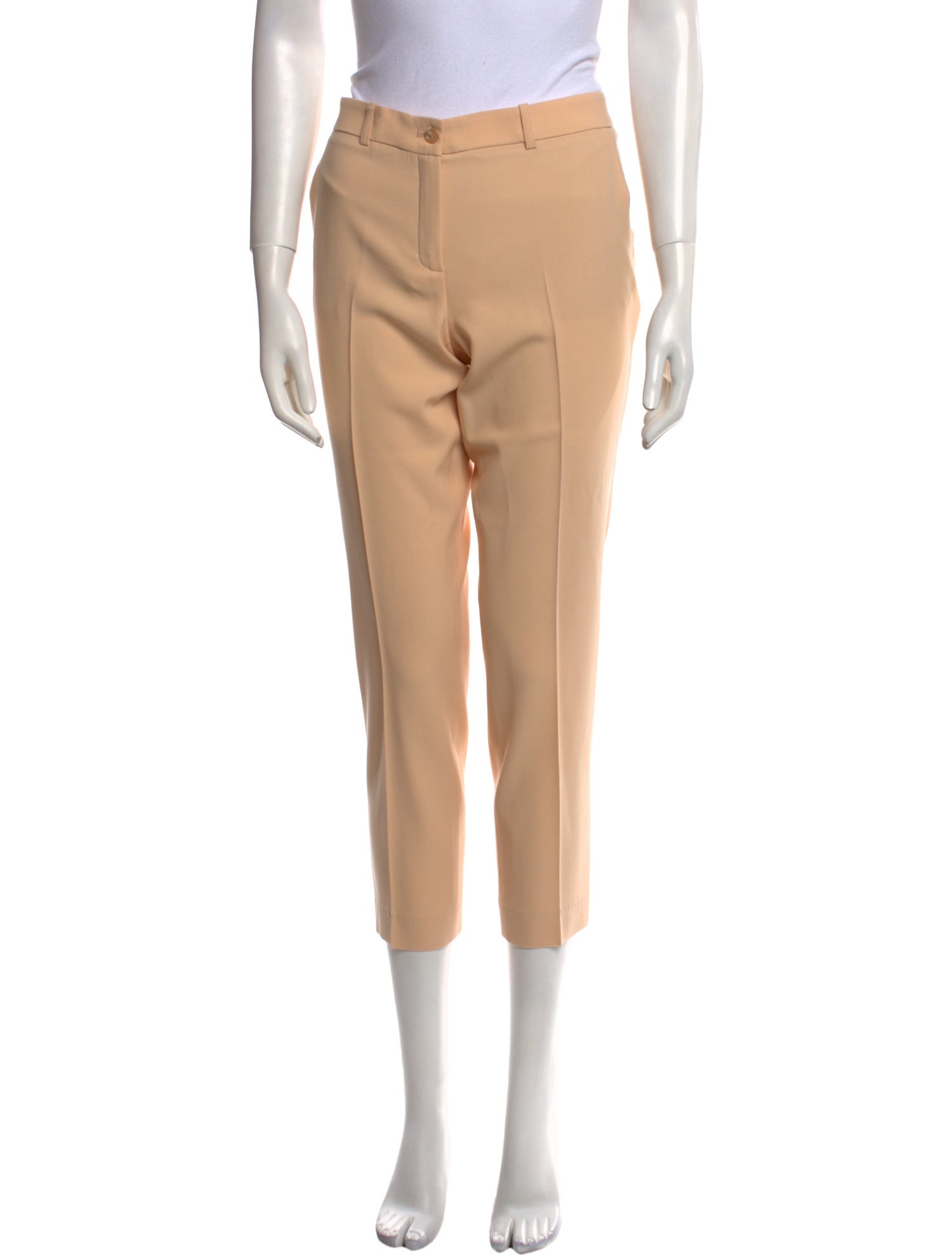 Michael Kors Collection Virgin Wool Straight Leg Pants