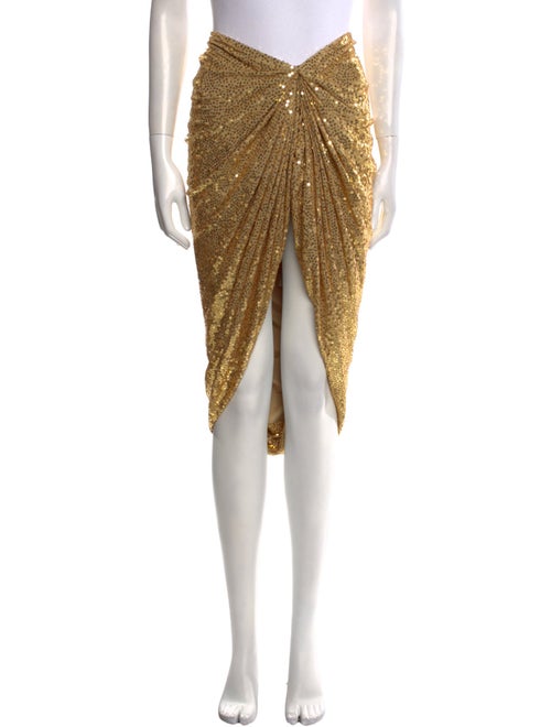 Michael Kors Collection Sequin Embellishments Knee-Length Skirt