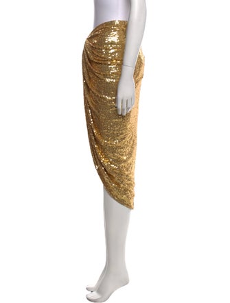 Michael Kors Collection Sequin Embellishments Knee-Length Skirt