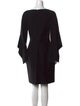 Michael Kors Collection Virgin Wool Knee-Length Dress