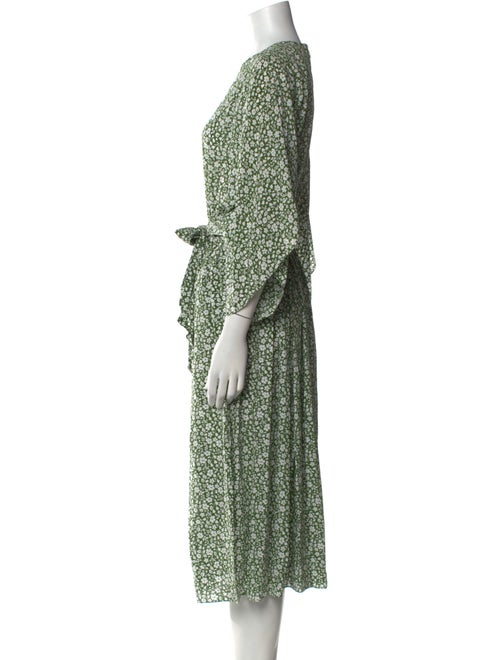 Michael Kors Collection Silk Midi Length Dress