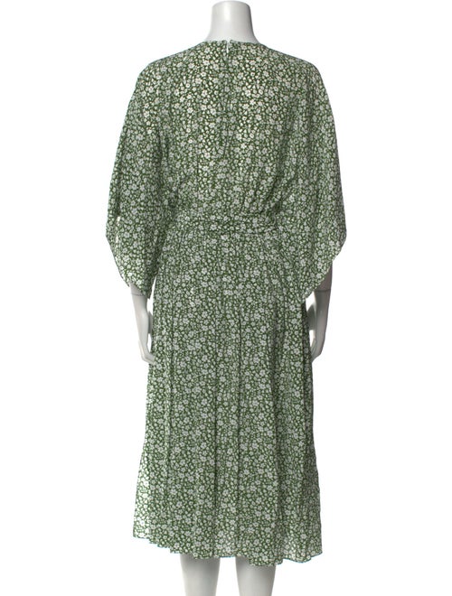 Michael Kors Collection Silk Midi Length Dress