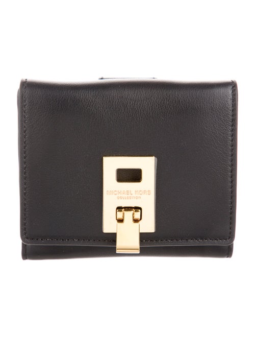 Michael Kors Collection Leather Compact Wallet