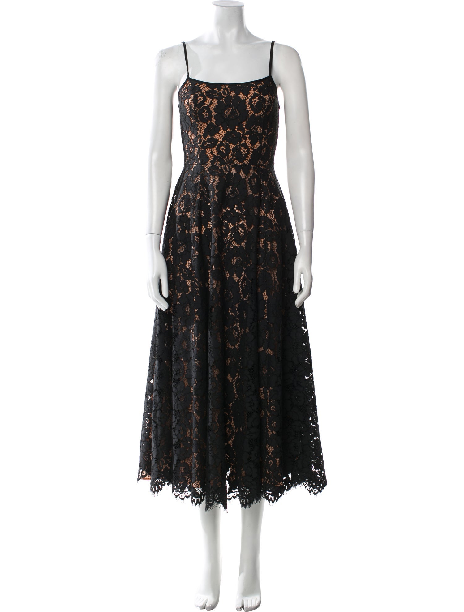 Michael Kors Collection Lace Pattern Long Dress