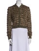 Michael Kors Collection Nylon Tweed Pattern Evening Jacket
