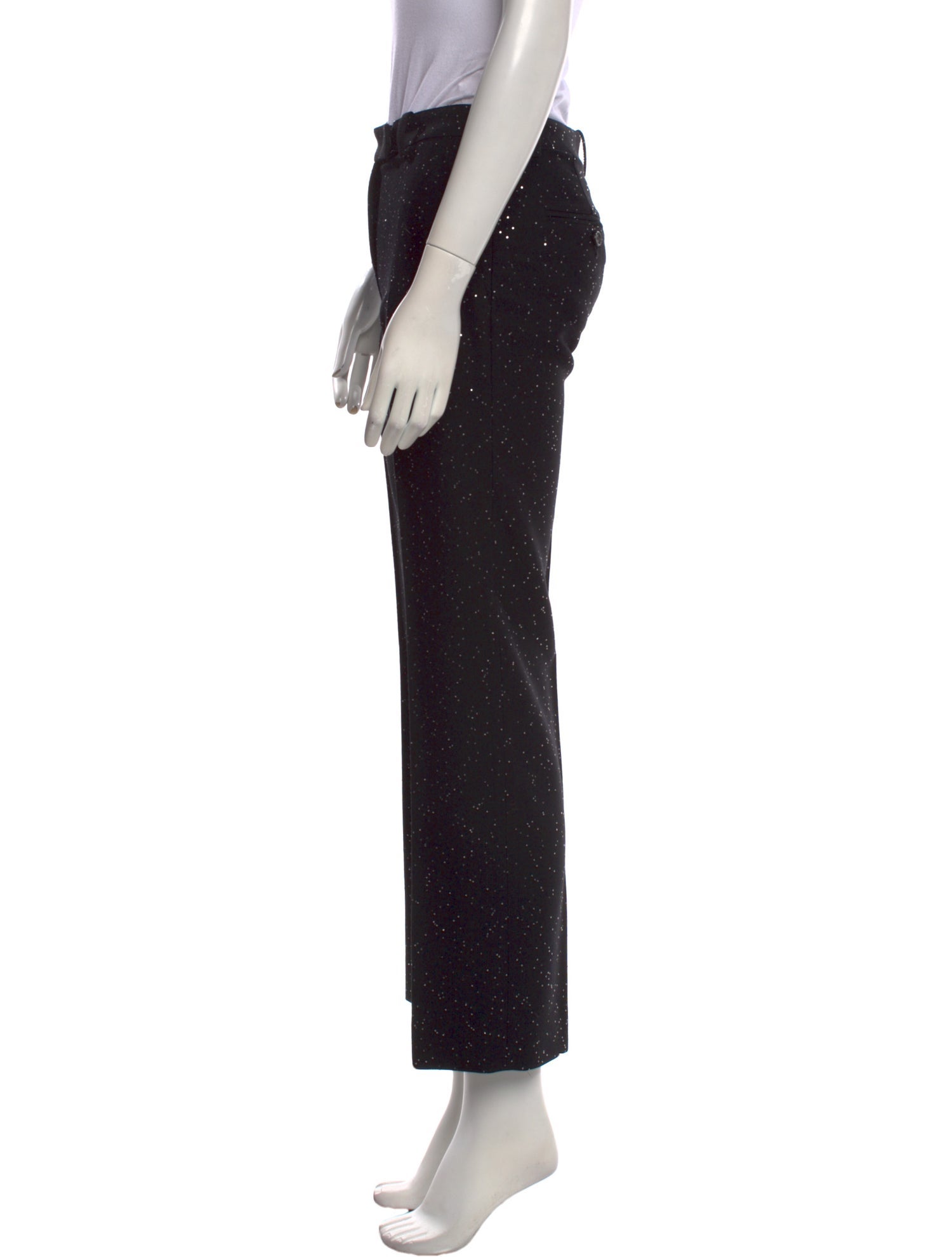 Michael Kors Collection Virgin Wool Straight Leg Pants