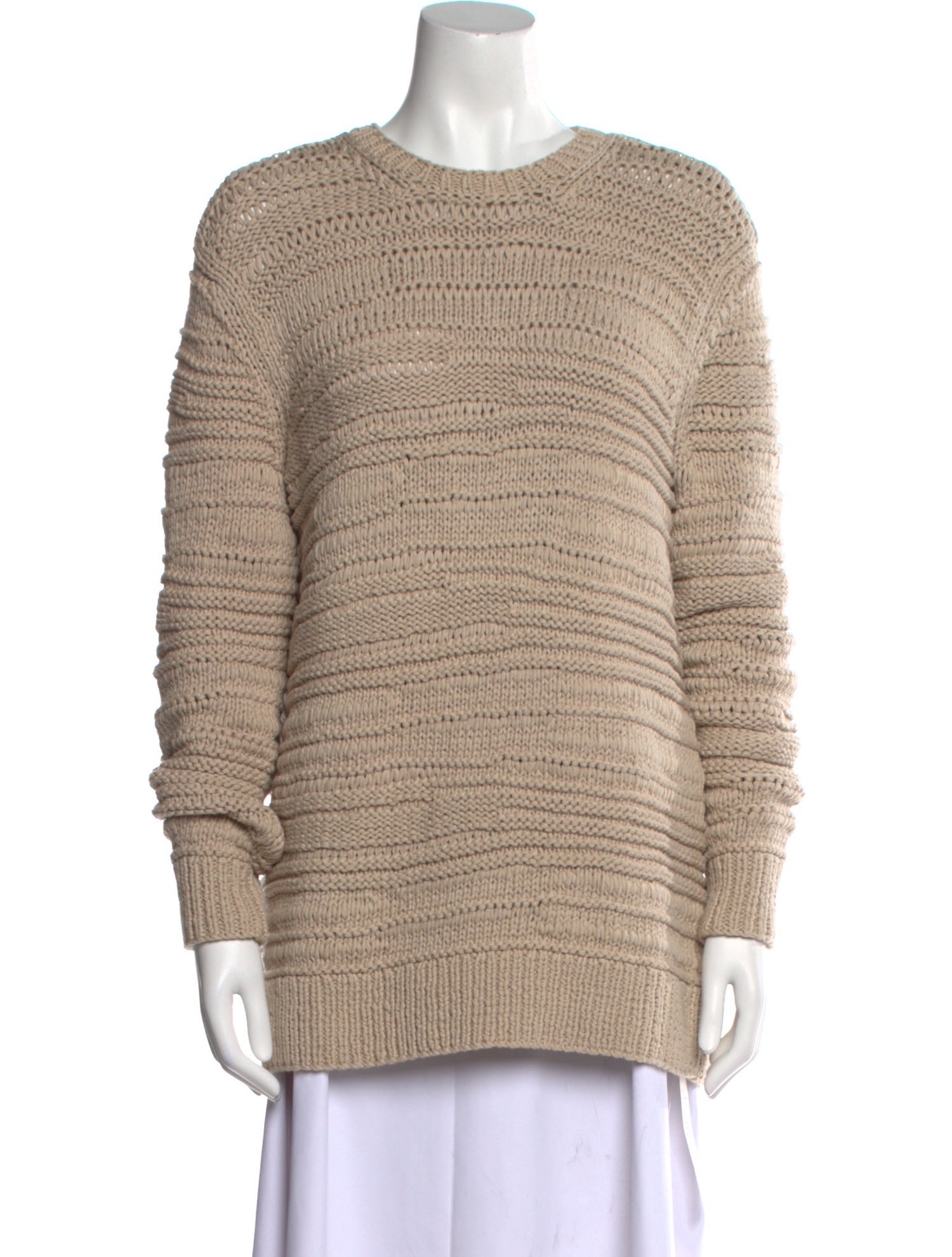 Michael Kors Collection Printed Crew Neck Sweater