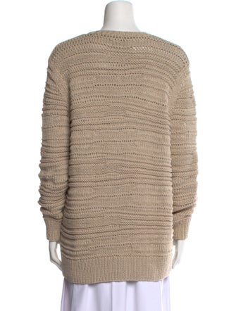 Michael Kors Collection Printed Crew Neck Sweater