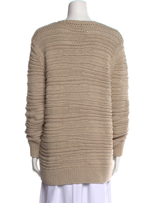 Michael Kors Collection Printed Crew Neck Sweater