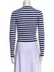 Michael Kors Collection Striped Crew Neck Sweater