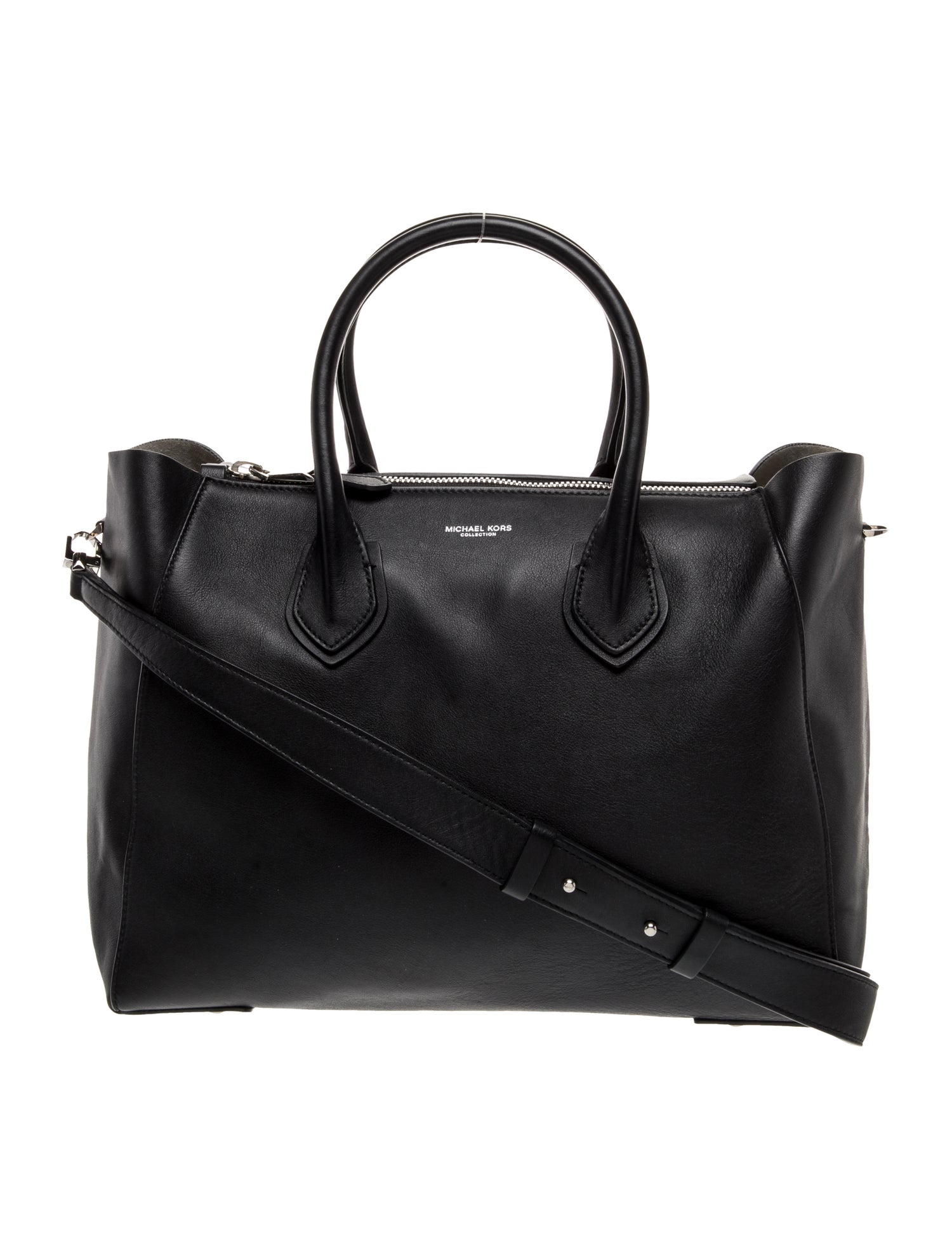 Michael Kors Collection Leather Top Handle Bag