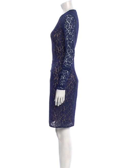 Michael Kors Collection Lace Pattern Knee-Length Dress