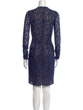 Michael Kors Collection Lace Pattern Knee-Length Dress