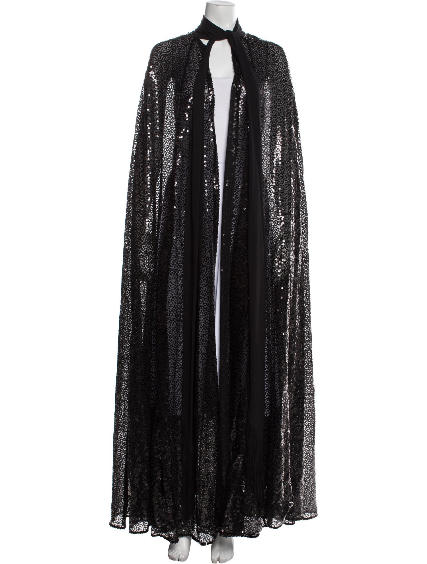 Michael Kors Collection Silk Mesh Accents Robe w/ Tags