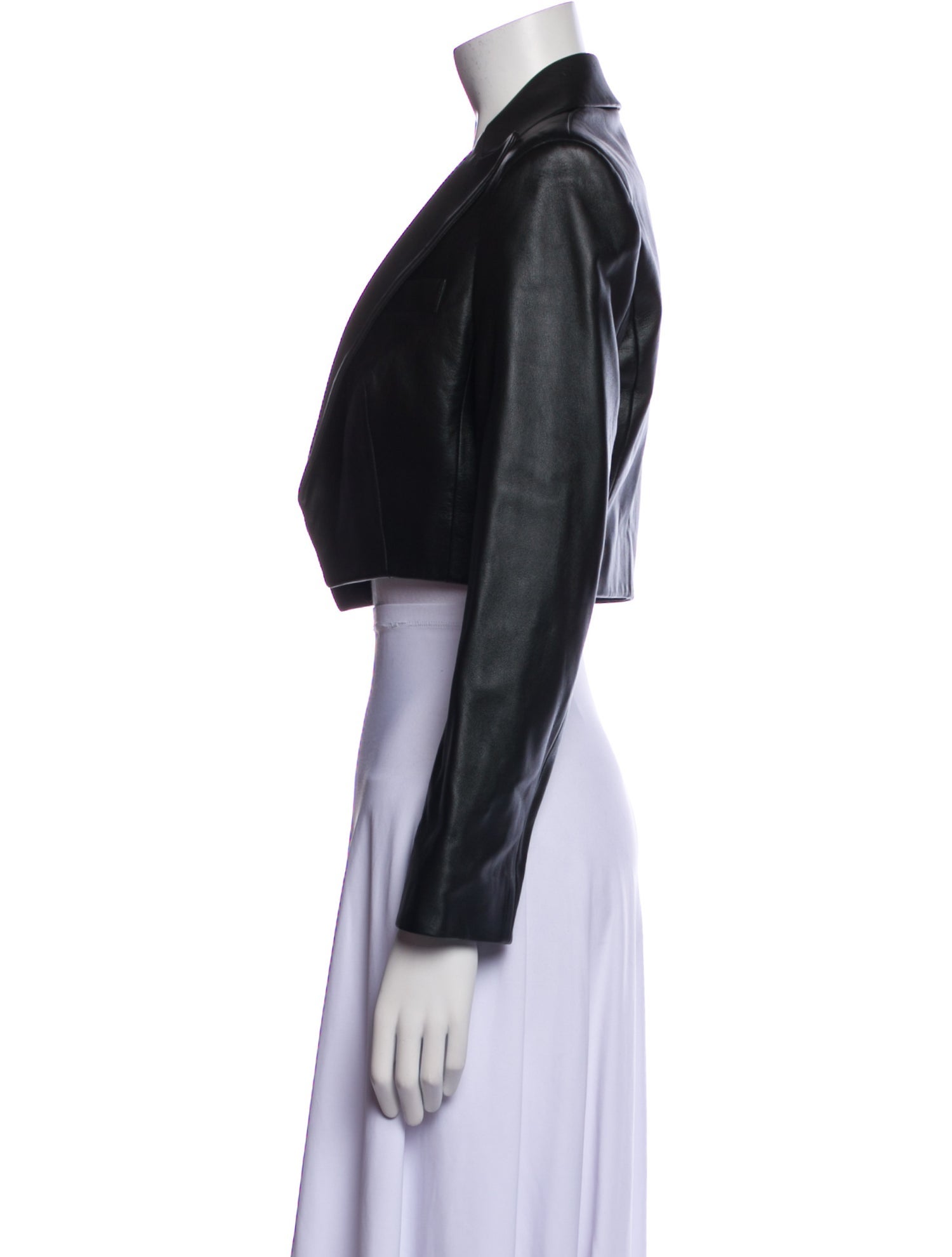 Michael Kors Collection Leather Bolero