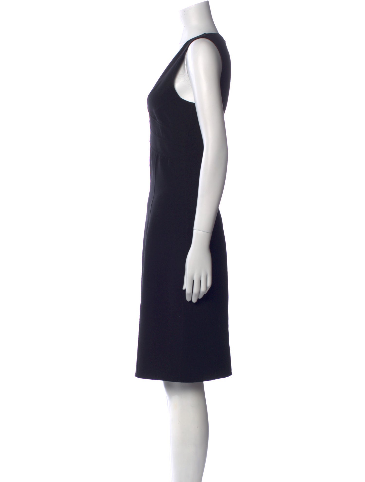 Michael Kors Collection Virgin Wool Knee-Length Dress