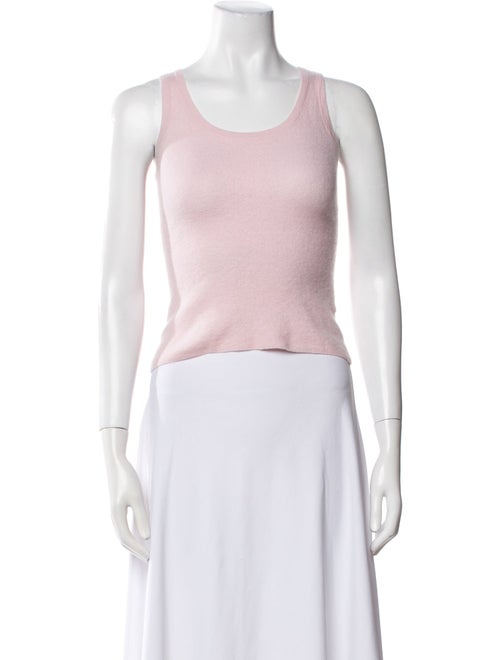 Michael Kors Collection Scoop Neck Sleeveless Top