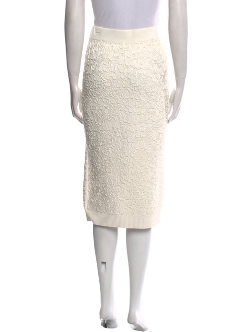 Michael Kors Collection Embroidered Accent Knee-Length Skirt