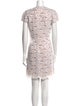 Michael Kors Collection Lace Pattern Mini Dress