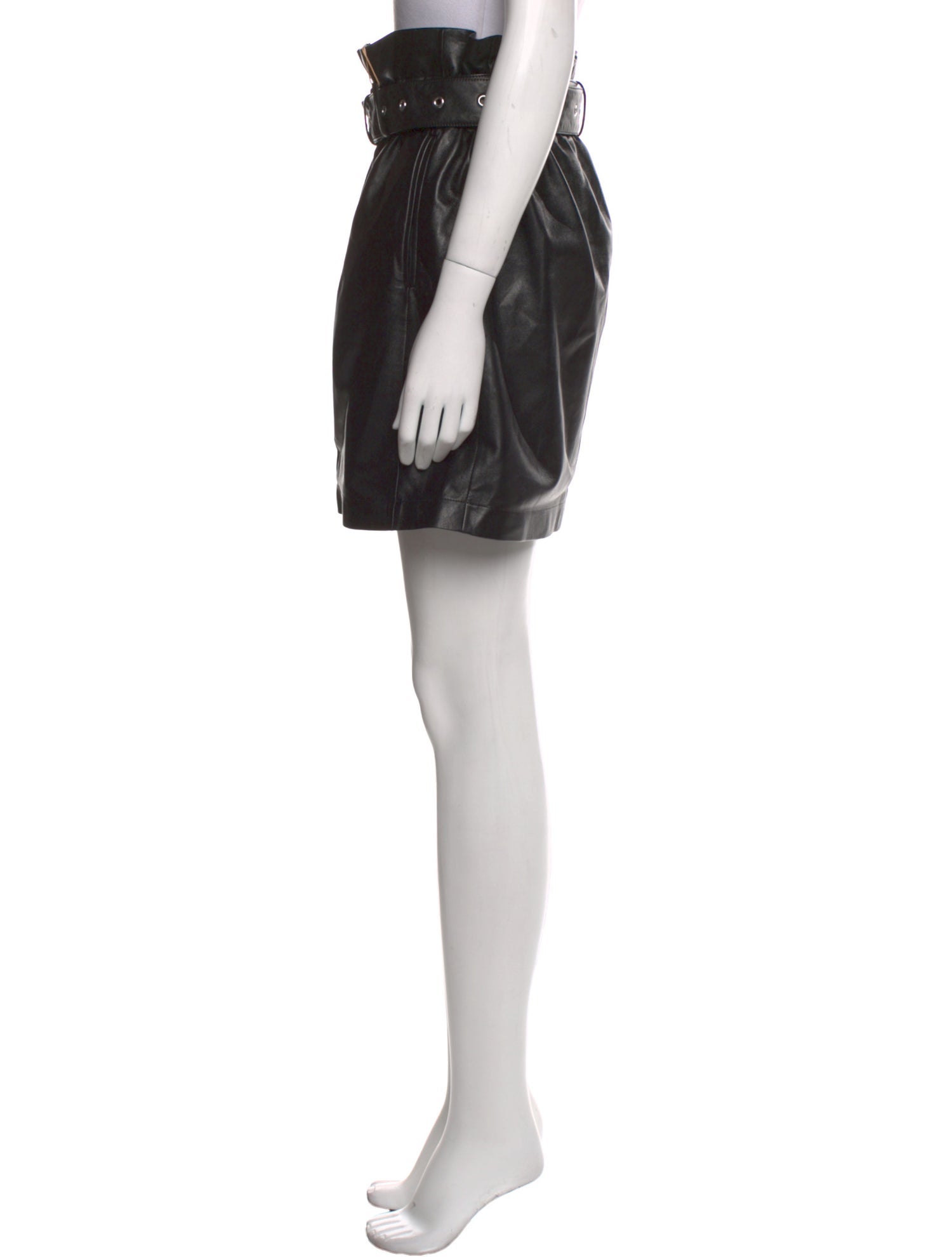 Michael Kors Collection Leather Mini Skirt w/ Tags