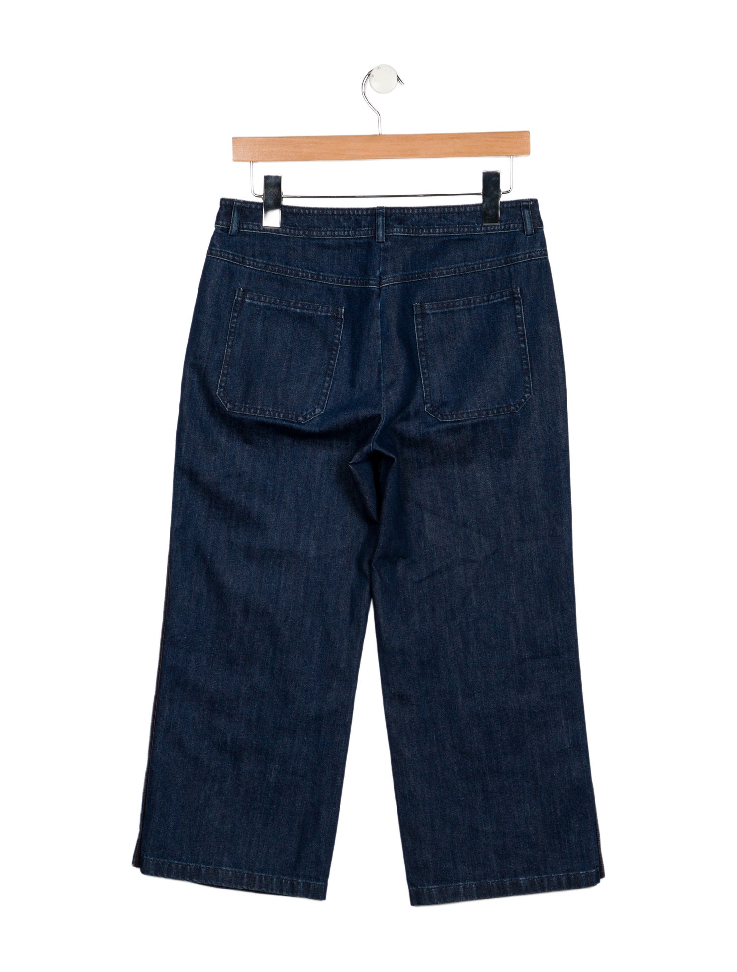 Michael Kors Collection High-Rise Wide Leg Jeans