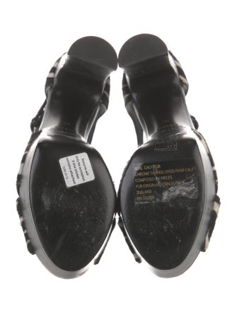 Michael Kors Collection Ponyhair Animal Print D'Orsay Pumps