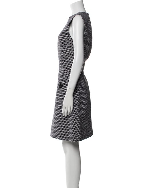 Michael Kors Collection Polka Dot Print Knee-Length Dress