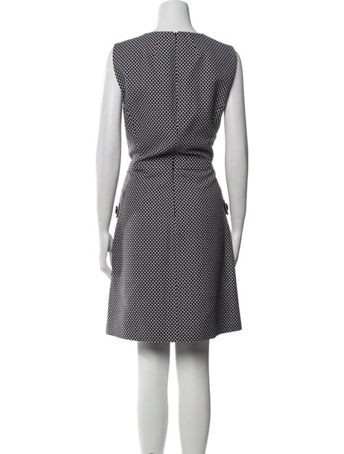 Michael Kors Collection Polka Dot Print Knee-Length Dress