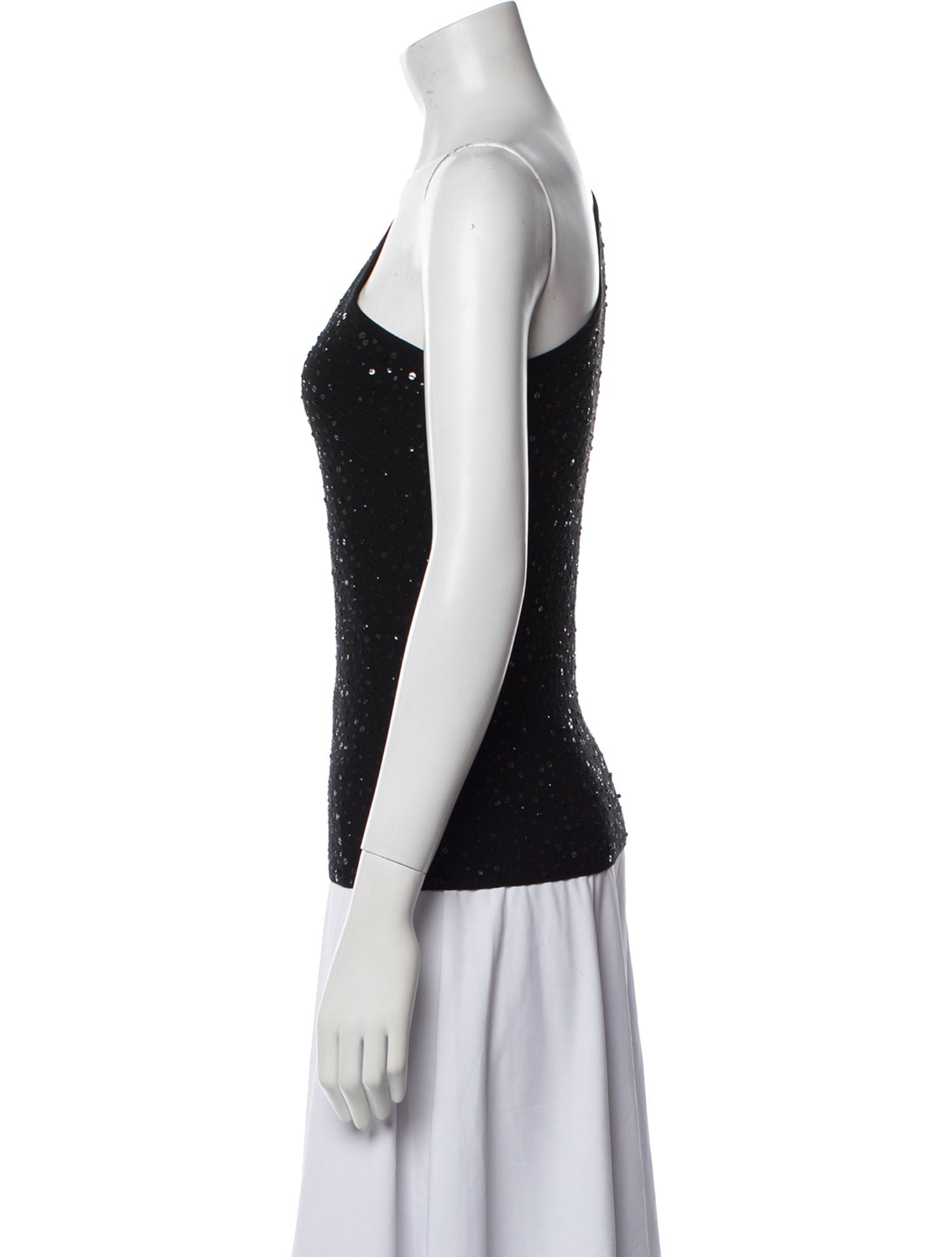 Michael Kors Collection One-Shoulder Sleeveless Top