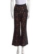 Michael Kors Collection Lace Pattern Wide Leg Pants