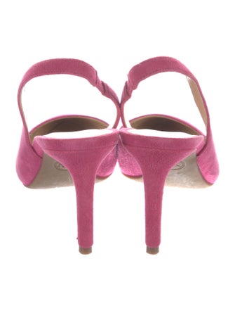 Michael Kors Collection Suede Slingback Pumps