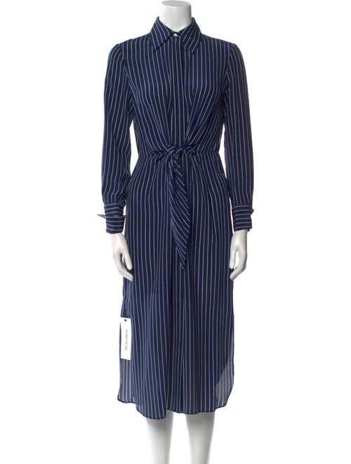 Michael Kors Collection Silk Midi Length Dress