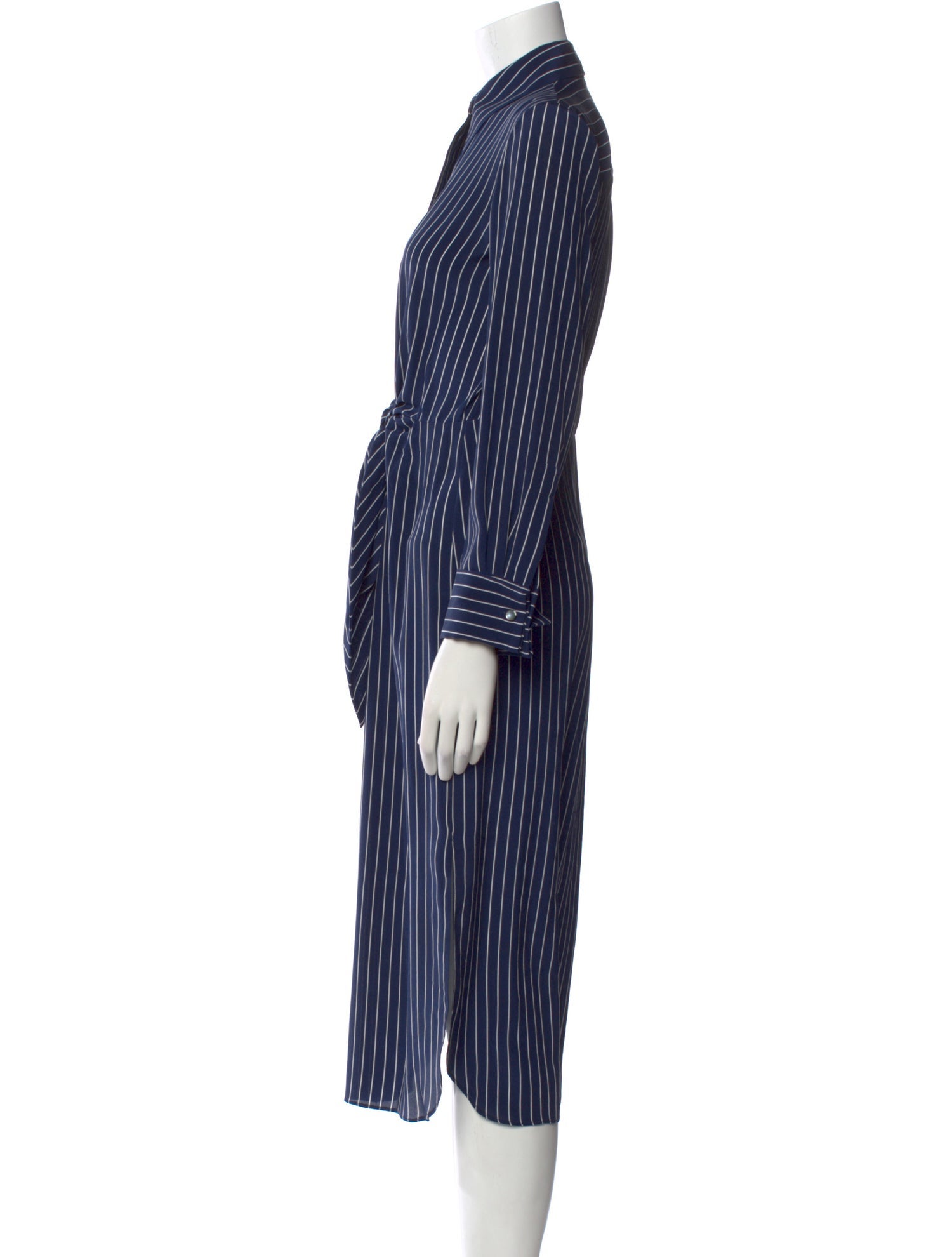 Michael Kors Collection Silk Midi Length Dress