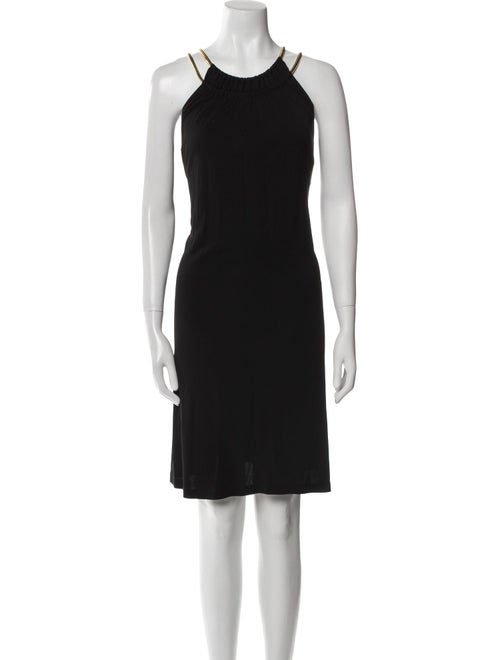 Michael Kors Collection Scoop Neck Knee-Length Dress