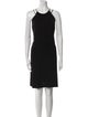 Michael Kors Collection Scoop Neck Knee-Length Dress