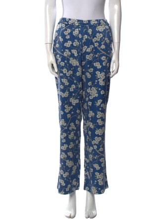 Michael Kors Collection Silk Wide Leg Pants