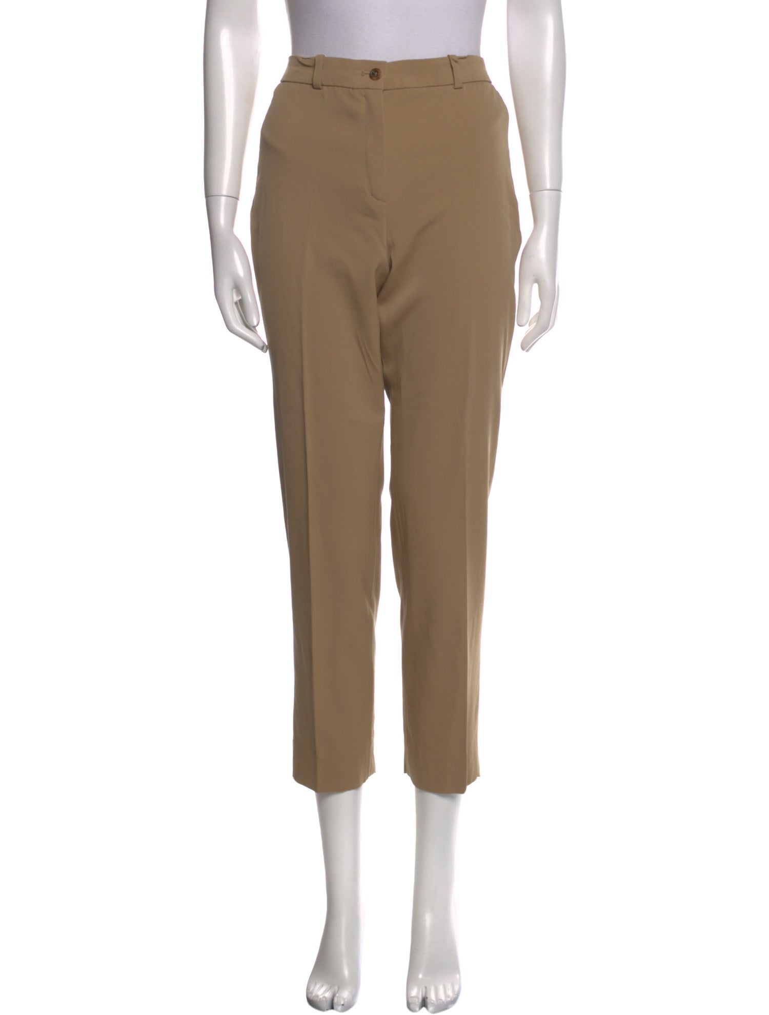 Michael Kors Collection Virgin Wool Straight Leg Pants